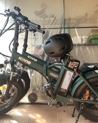 BICICLETTA ASSISTITA E-ROAD MARINES GREENS - ICONE