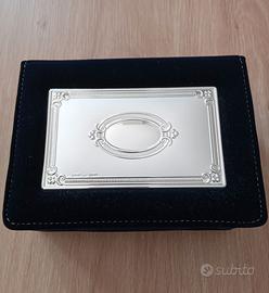 Cofanetto portagioielli in argento 925 - velluto