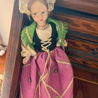 Bambola vintage anni ’50 originale – 29 cm