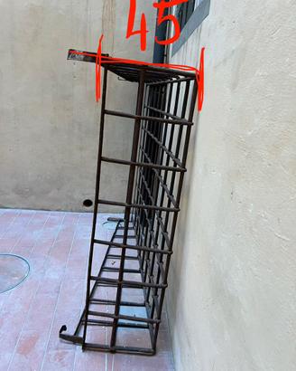 Ringhiera antica in ferro