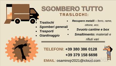 Traslochi e sgomberi