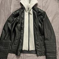 Giacca in pelle con cappuccio Jack e Jones