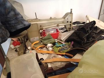 Macchina da cucire professionale Necchi per cuioi