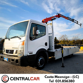 Nissan Cabstar cassone fisso + gru scarrabile