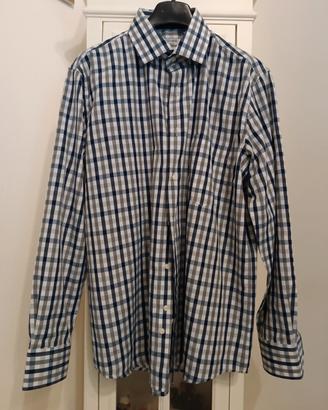 camicia a quadri tg M nuova cotone Attore
