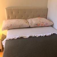 Testiera letto imbottita 120 cm