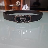 Cintura Salvatore Ferragamo Fibbia Doppia G Argent