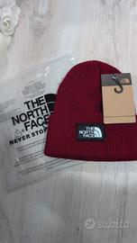 Berretto The North Face bordeaux 
taglia unica 