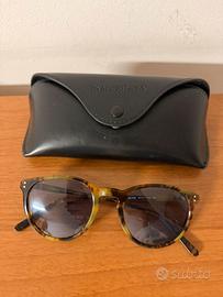 Occhiali sole Ralph Lauren lente azzurra/marrone