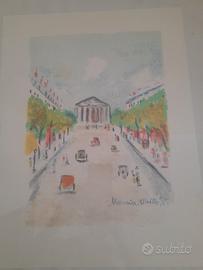 litografia Maurice Utrillo