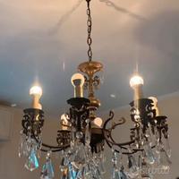Lampadario anni 70 a gocce