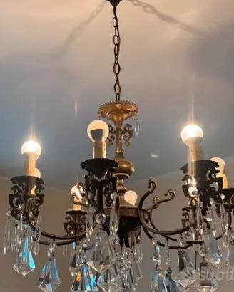 Lampadario anni 70 a gocce