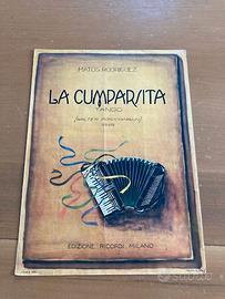 Spartito "la Cumparsita" anno 1920