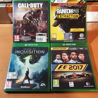 Lotto 4 videogiochi per Xbox One giochi xbox one
