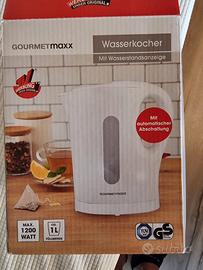 Bollitore Elettrico GOURMETmaxx 1L 1200W - NUOVO 