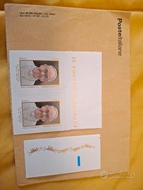 Francobolli Papa Francesco. 2 Pezzi