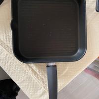 Pentola Padella Piastra Bistecchiera Quadrata