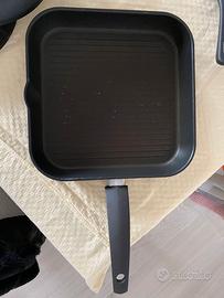 Pentola Padella Piastra Bistecchiera Quadrata