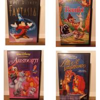 VHS ORIGINALI Disney e altri cartoni animati