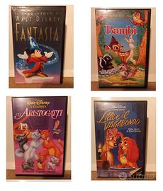 VHS ORIGINALI Disney e altri cartoni animati