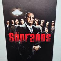 Stampa su tela della serie Tv I Soprano 40x60 Cm
