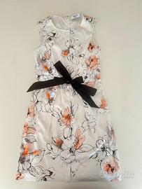 Abito Blugirl estivo a fiori con fiocco in cotone