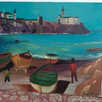 Quadro olio su tela, firmato Luigi Costa