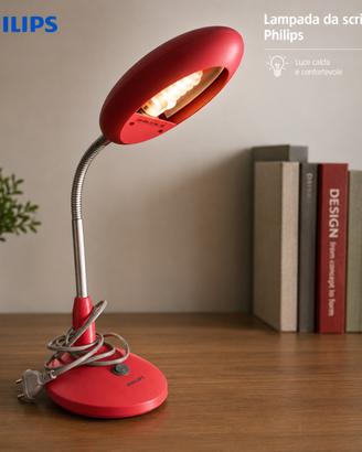 Lampada da scrivania Philips rosa