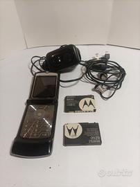 Motorola RAZR V3 Nero - Vintage Testato Funzionant