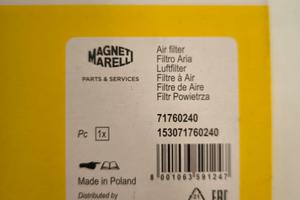 Filtro Aria Magneti Marelli 71760240