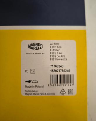 Filtro Aria Magneti Marelli 71760240