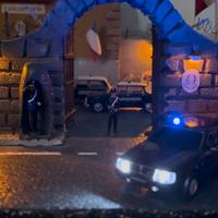 1/43 Lancia Thema auto civetta con luci