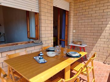 Comodo trilocale ampia terrazza a 200 m dal mare