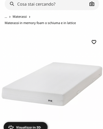 2 Materassi IKEA ÅBYGDA 90x190 praticamente nuovi