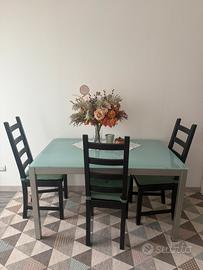 Tavolo in Vetro 130x80 cm estendibile a 180 cm