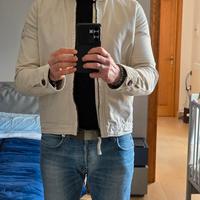 Giacca beige Abercrombie & Fitch taglia M american
