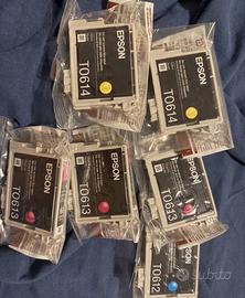 Set 6 Cartucce Epson Originali (T0614,T0613,T0612)