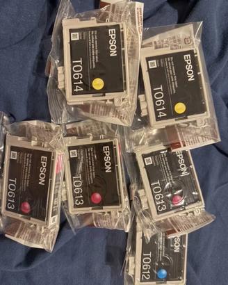 Set 6 Cartucce Epson Originali (T0614,T0613,T0612)