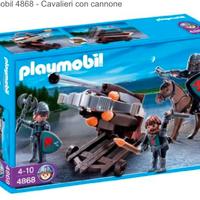 Playmobil Cavalieri con cannone cod 4858