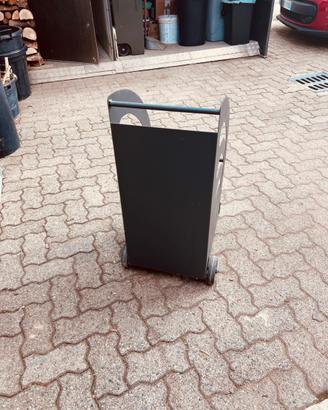 Porta legna mobile