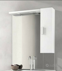 Specchio con pensile contenitore nuovo