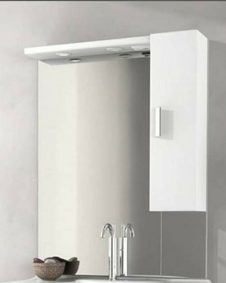 Specchio con pensile contenitore nuovo