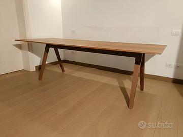 Tavolo legno grande pranzo 8 persone Ikea design