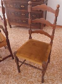4 sedie legno 