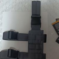 Pannello coscia MOLLE Spanker grigio nuovo