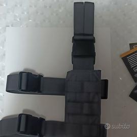 Pannello coscia MOLLE Spanker grigio nuovo