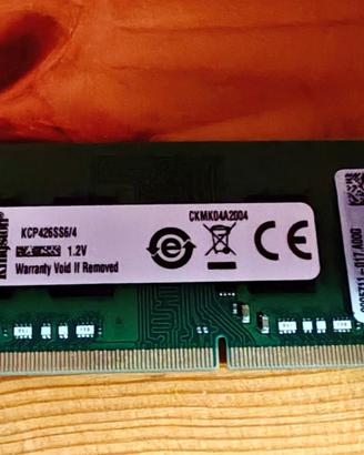 RAM DDR4 DA NOTEBOOK