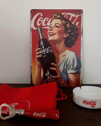 Set Coca Cola pubblicitario 