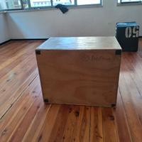 Box pliometrico in legno 60x75x50