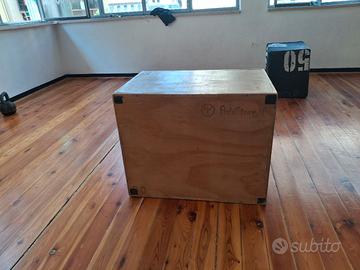 Box pliometrico in legno 60x75x50